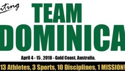 Team Dominica Commonwealth Games 2018